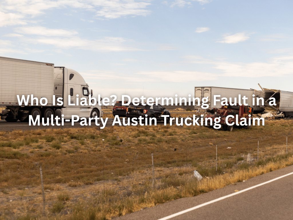 Who Is Liable? Determining Fault in a Multi-Party Austin Trucking Claim